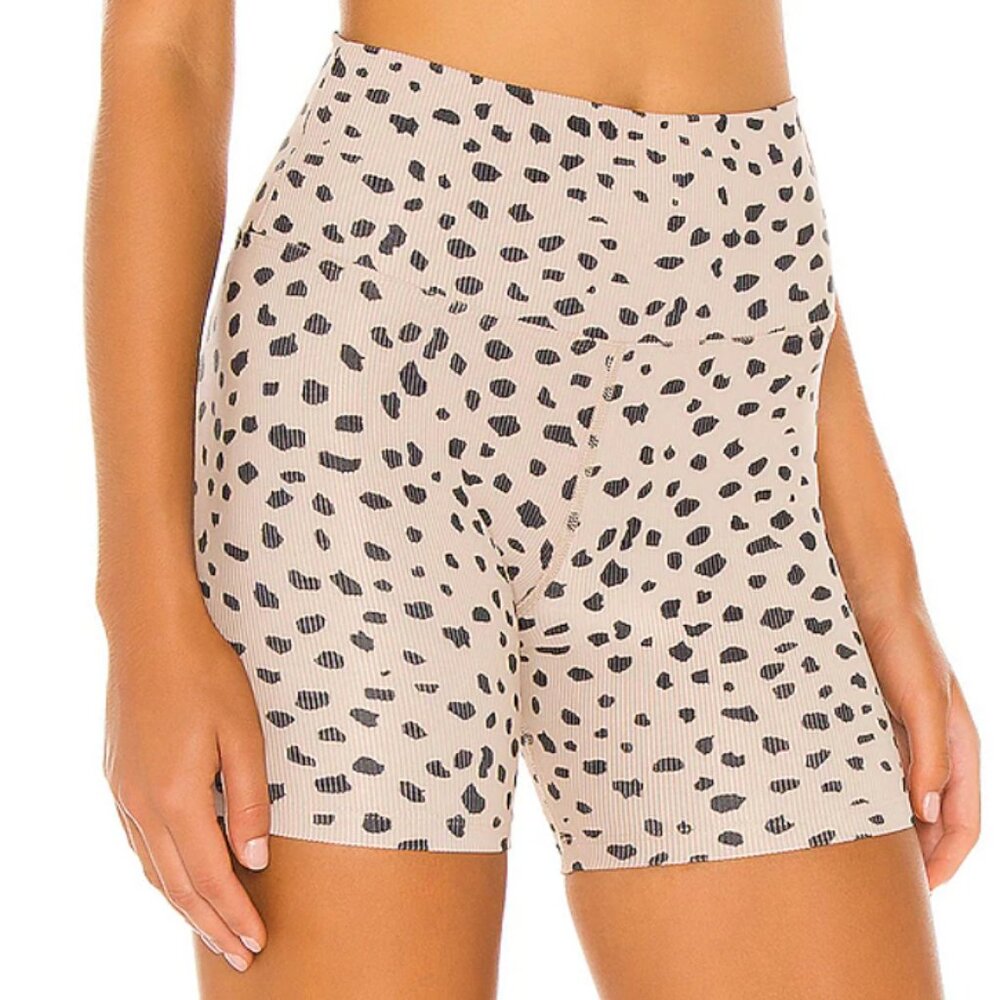 Beach Riot Bike Short in Cheetah in Sz XS
